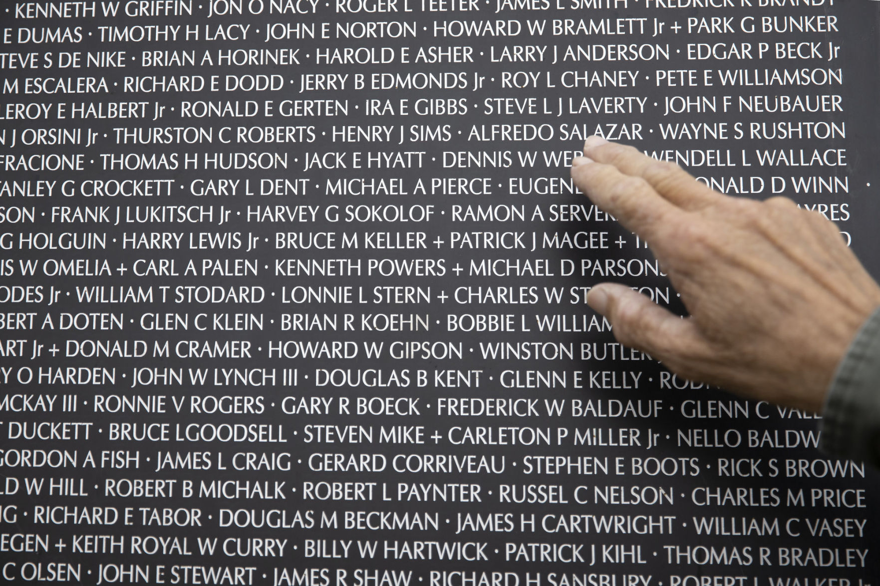Vietnam wall in Goliad